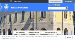 Desktop Screenshot of comune.villafalletto.cn.it